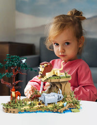 Exercise N Play African Wild Animal Building Block Sets - 755 Pcs