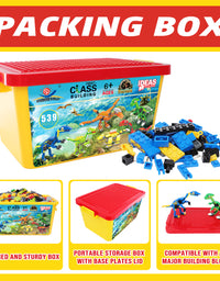 Exercise N Play STEM Dinosaur Toys Set For Kids - 539 Pcs