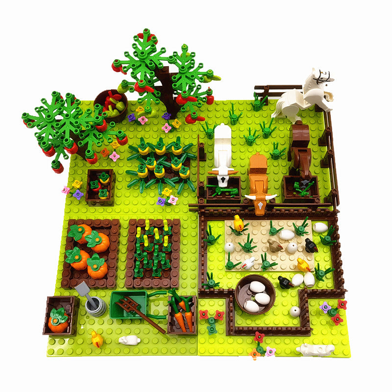 Farmyard Animal Toys Brick Building Set