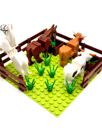 Farmyard Animal Toys Brick Building Set