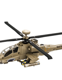 Army Apache Helicopter Block Toys - 255Pcs