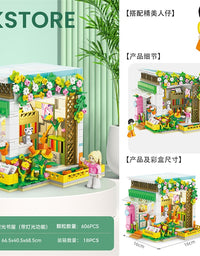City Bookshop Brick Toy Set