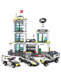 Exercise N Play City SWAT Headquarters Mini Blocks Set - 736 Pcs