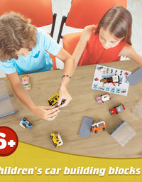 Exercise N Play Mini Racing Car Toy Vehicle Set - 180 Pcs