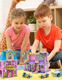 Exercise N Play Barber & Pizza Shop Small Building Blocks - 1030 Pcs
