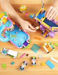 Exercise N Play Water Park & Barber Shop Blocks For Toddlers - 1373 Pcs