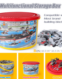 Exercise N Play Navy Military Aircraft Carrier Building Toy Sets - 786 Pcs