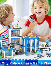 Exercise N Play Miniature Police Headquarters Blocks Sets - 1001 Pcs