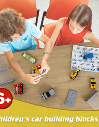 Exercise N Play Mini Transportation Toddler Car Toys Sets - 160 Pcs