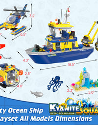 Exercise N Play Exploration Ship Mini Building Blocks Sets - 753 Pcs