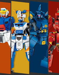Exercise N Play Ninja Mechs Toy For Toddlers Sets - 1200 Pcs