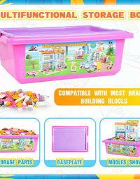 Exercise N Play City House & Water Park 2 IN 1 Bricks Set - 1736 Pcs