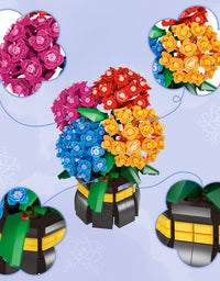 Exercise N Play Flower Bonsai Plants Blocks Brick - 843 Pcs