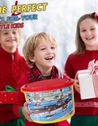 Exercise N Play Navy Military Aircraft Carrier Building Toy Sets - 786 Pcs