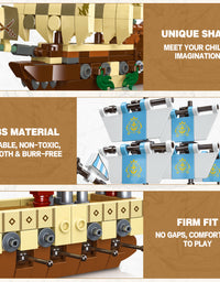 Exercise N Play Pirate Ship Toys Bricks Sets - 664 Pcs