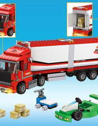 Exercise N Play Red Semi-Trailer Truck Toddler Toy - 376 Pcs