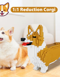 Exercise N Play Corgi Dog Miniature Blocks Set - 1520 Pcs