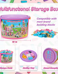 Exercise N Play Barber & Pizza Shop Small Building Blocks - 1030 Pcs