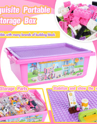 Exercise N Play City House & Barber Shop Toddler Blocks Set - 1655 Pcs