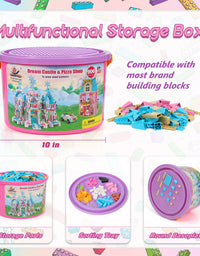 Exercise N Play Dream Princess Castle Construction Set Toys - 906 Pcs