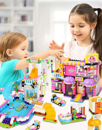 Exercise N Play Water Park & Barber Shop Blocks For Toddlers - 1373 Pcs