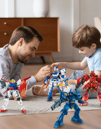 Exercise N Play Ninja Mechs Toy For Toddlers Sets - 1200 Pcs
