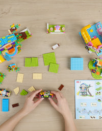 Exercise N Play Street Coffee Shop & Treehouse 2 IN 1 Construction Toys - 960 Pcs