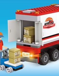 Exercise N Play Red Semi-Trailer Truck Toddler Toy - 376 Pcs