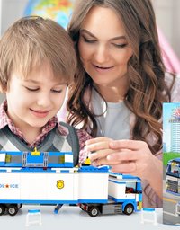 Exercise N Play Brick Minis Police Truck - 484 Pcs