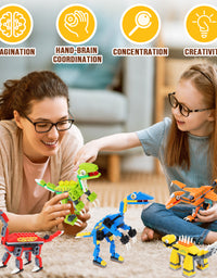 Exercise N Play STEM Dinosaur Toys Set For Kids - 539 Pcs