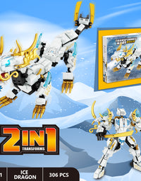 Exercise N Play Animal Mecha Toddler Building Bricks Toys - 1222 Pcs