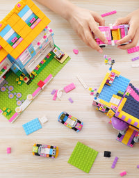 Exercise N Play City House & Barber Shop Toddler Blocks Set - 1655 Pcs