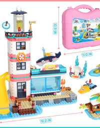 Exercise N Play Lighthouse Rescue Center Construction Toys - 723 Pcs