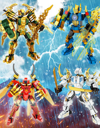 Exercise N Play Animal Mecha Toddler Building Bricks Toys - 1222 Pcs