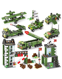 Exercise N Play ICBM Vehicle Toy Bricks Set - 1162 Pcs