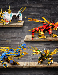 Exercise N Play Animal Mecha Toddler Building Bricks Toys - 1222 Pcs