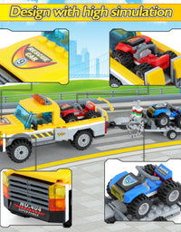 Exercise N Play City Tow Truck Toddler Toy Set - 324 Pcs