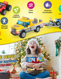 Exercise N Play City Tow Truck Toddler Toy Set - 324 Pcs
