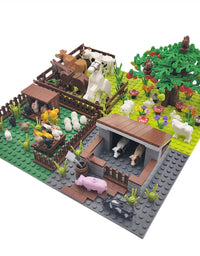 Farmyard Animal Toys Brick Building Set