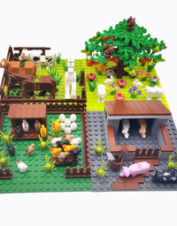 Farmyard Animal Toys Brick Building Set