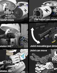 Robot Rescue Team Toys With Double Mode Control -495PCS