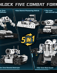 Robot Rescue Team Toys With Double Mode Control -495PCS