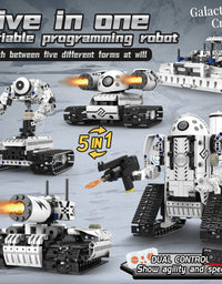 Robot Rescue Team Toys With Double Mode Control -495PCS