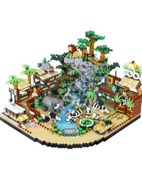 Zoo Mini Building Blocks Animals Toys