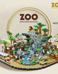 Zoo Mini Building Blocks Animals Toys