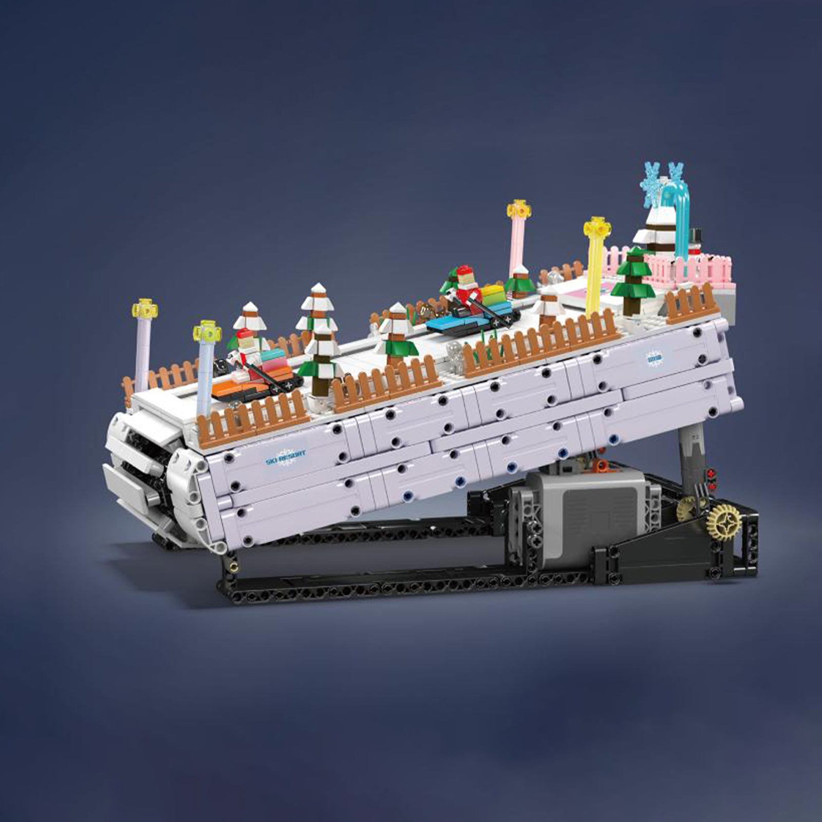 City Ski Resort Brick Toy Set