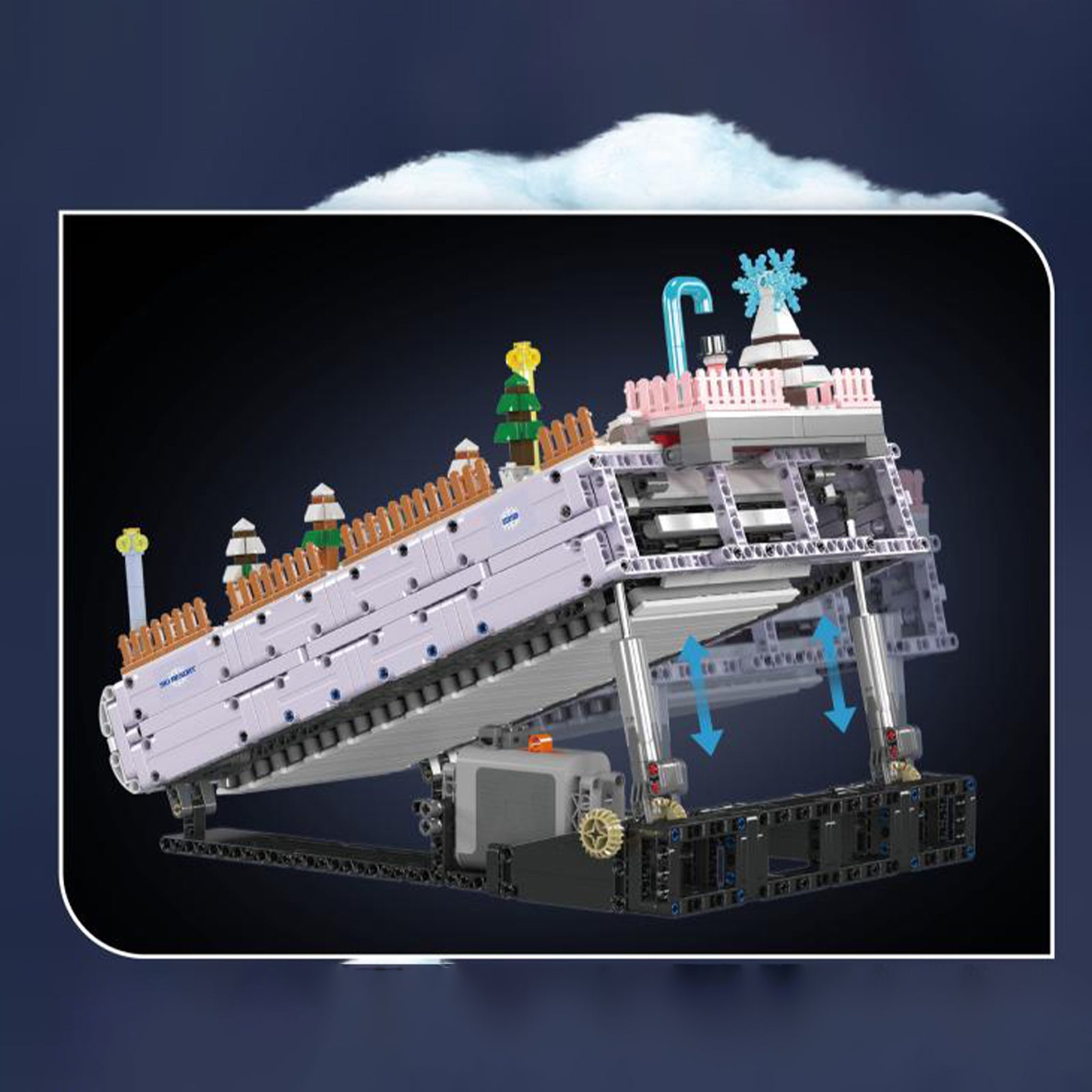 City Ski Resort Brick Toy Set