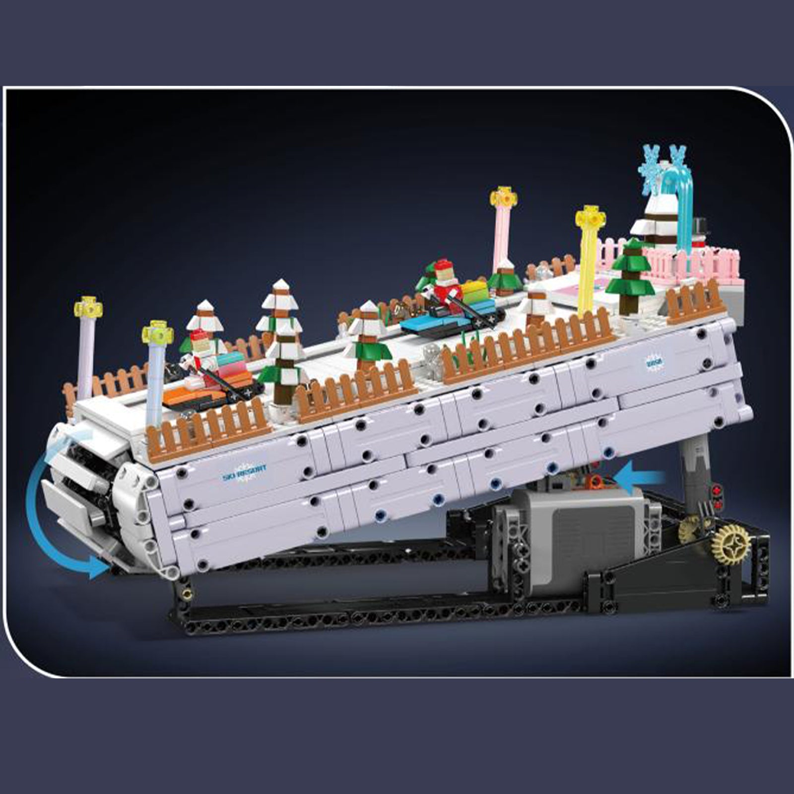 City Ski Resort Brick Toy Set
