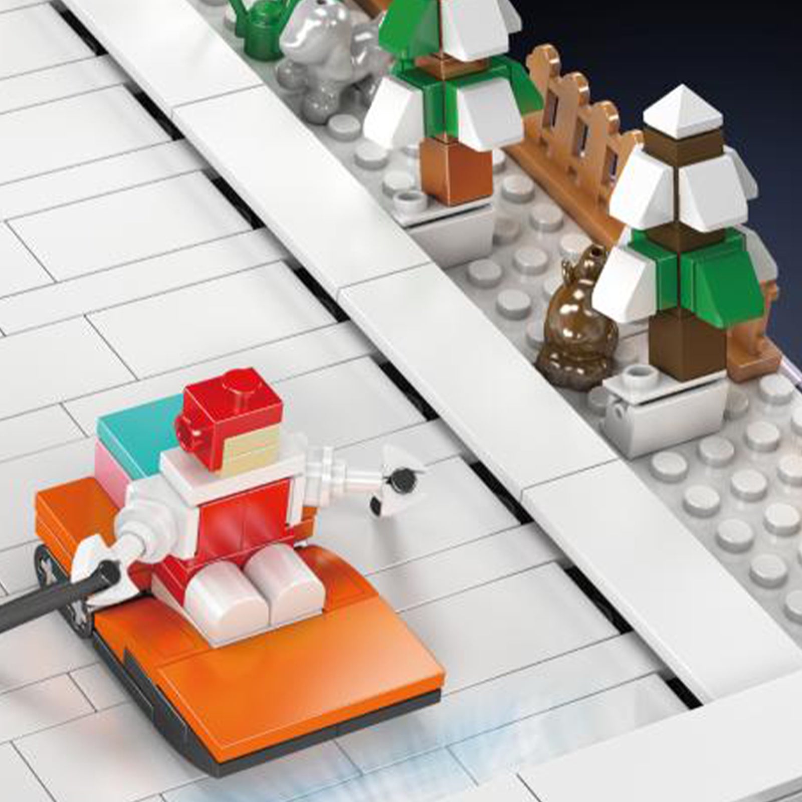 City Ski Resort Brick Toy Set