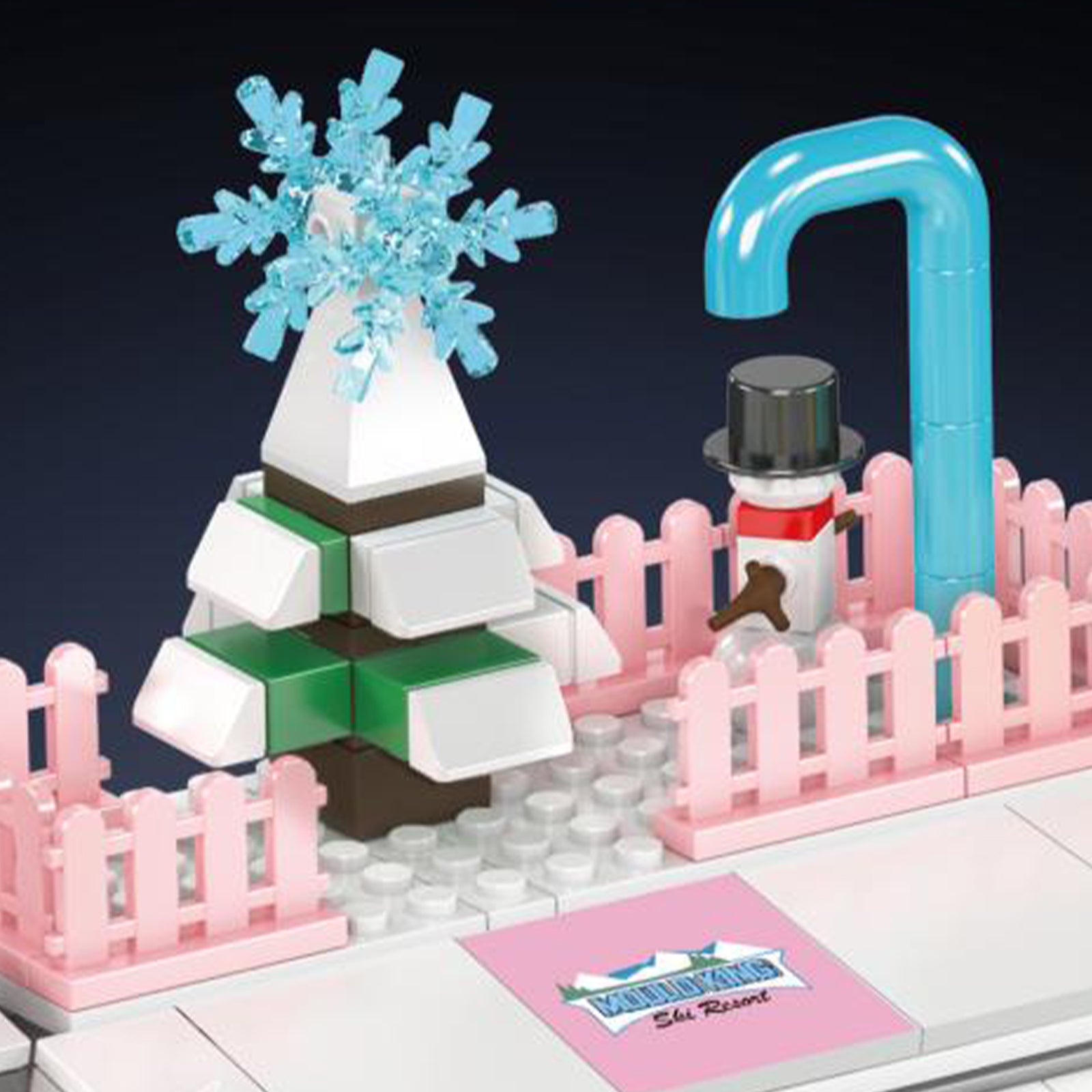City Ski Resort Brick Toy Set